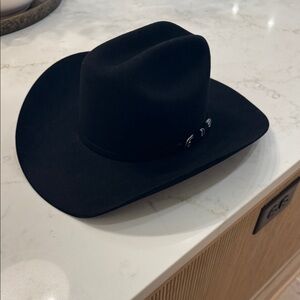 Brand New Stetson Black Cowboy Hat